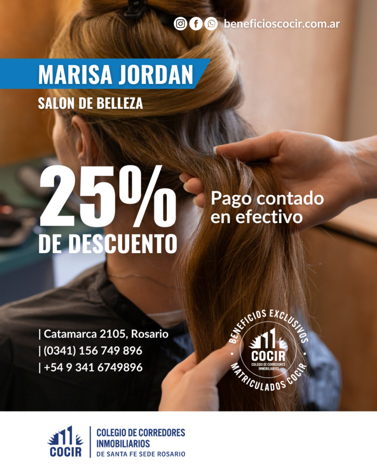 Marisa Jordán Salón de Belleza - COCIR