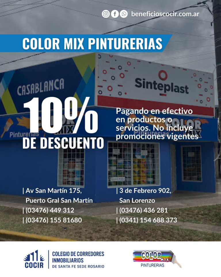 Color Mix Pinturerías - COCIR