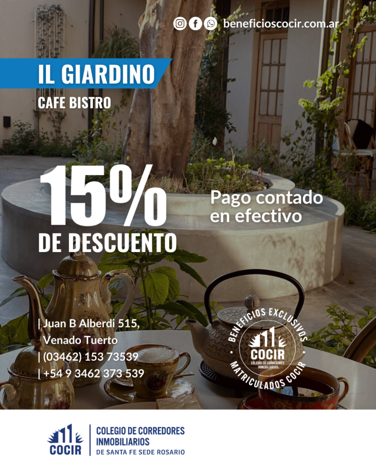 Il Giardino Café Bistro - COCIR