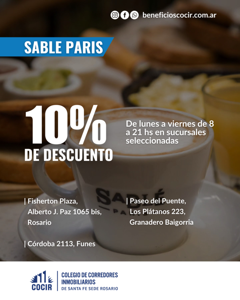 Sablé Paris - COCIR